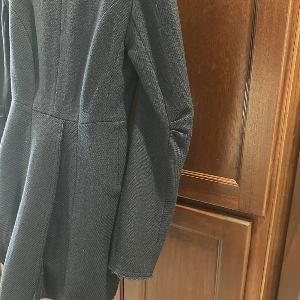 IISLI WOOL NAVY WOMANS RIDING STYLE JACKET SIZE 4 - Picture 5 of 10
